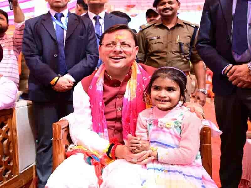 काशीपुर (ऊधम सिंह नगर) में आयोजित (होली मिलन कार्यक्रम) में सम्मिलित हुए मुख्यमंत्री पुष्कर सिंह धामी